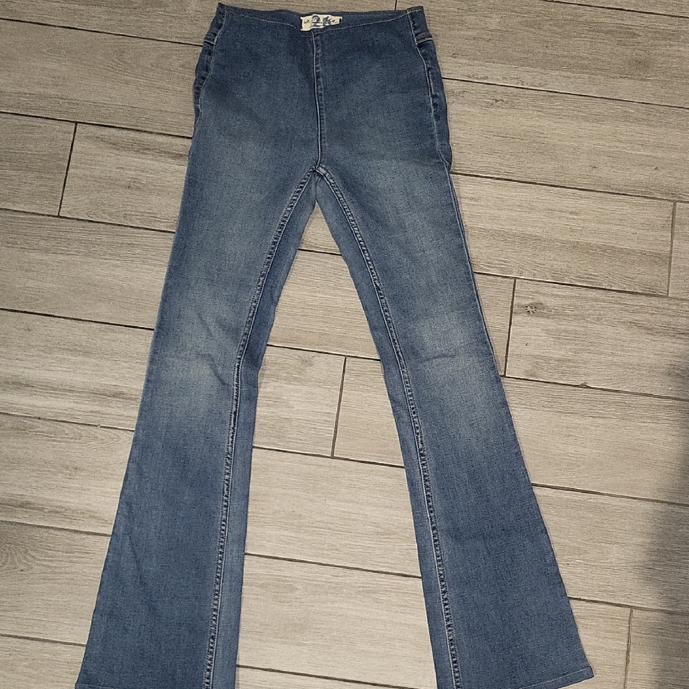 Free People Blue Boot Cut Jeans